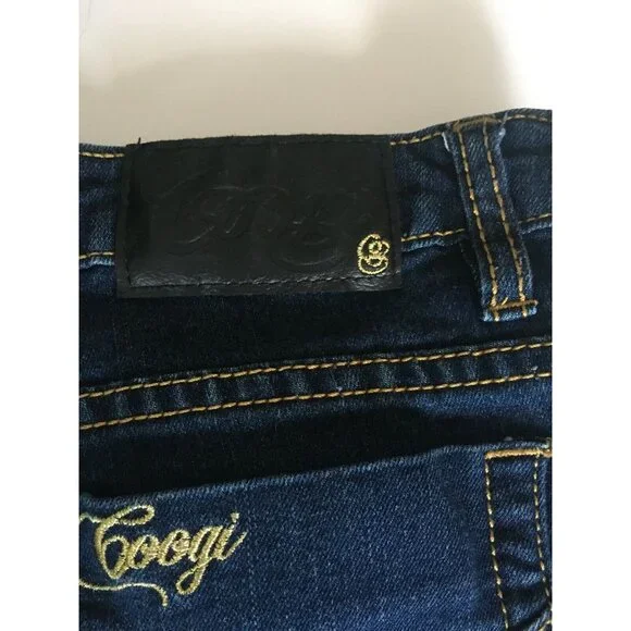Coogi Capris Jeans Junior Size 11 12 American Flag Pockets - Picture 5 of 12